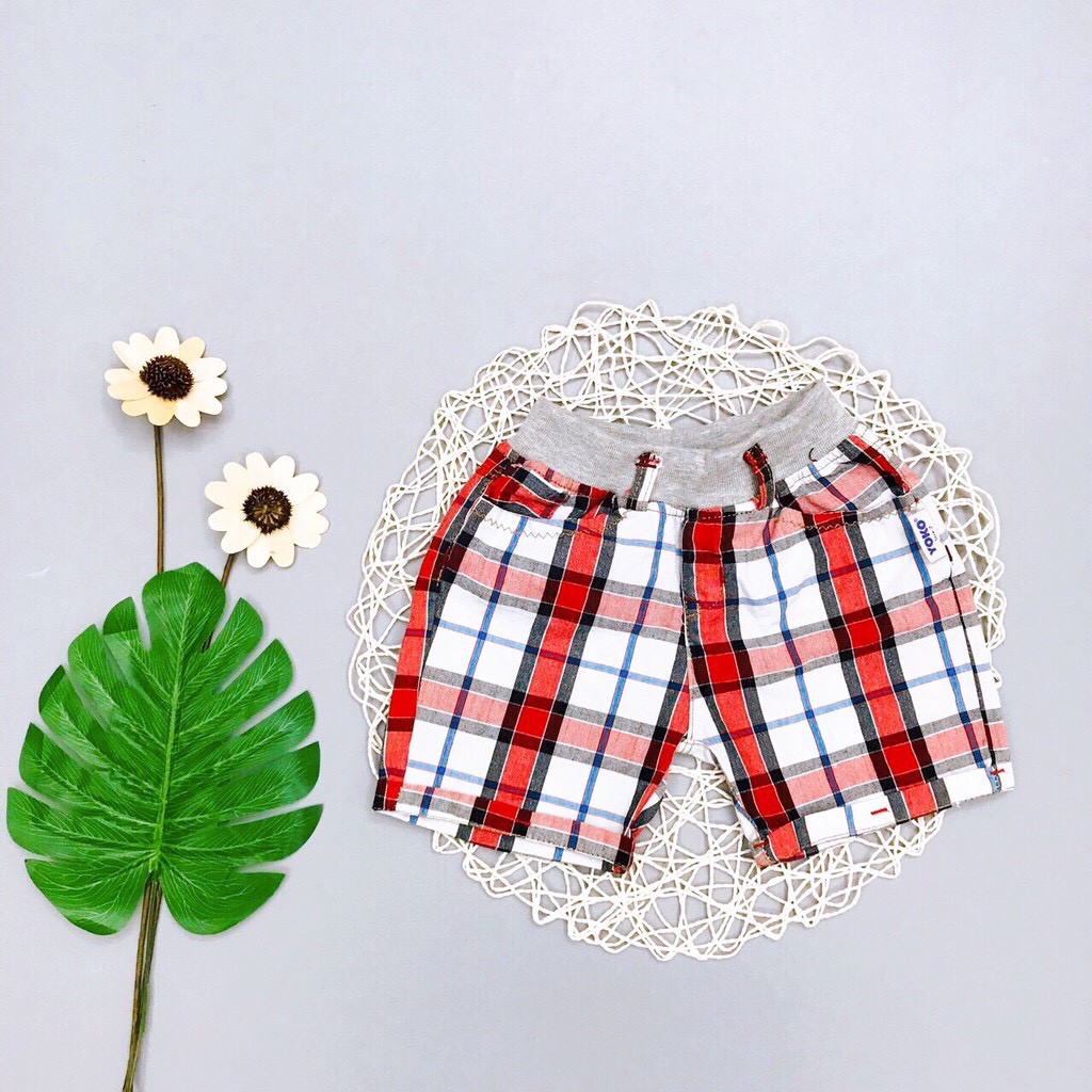 [Hàng Hót] Quần Short Bé Trai, Size 2-8, Hàng Made In Vn, Chất Kaki Xuất Dư Đẹp, Màu Kẻ Rất Khỏe Khoắn