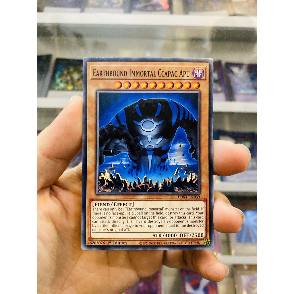 Thẻ Bài YugiOh! Mã LDS3-EN039 - Earthbound Immortal Ccapac Apu - Common - 1st Edition