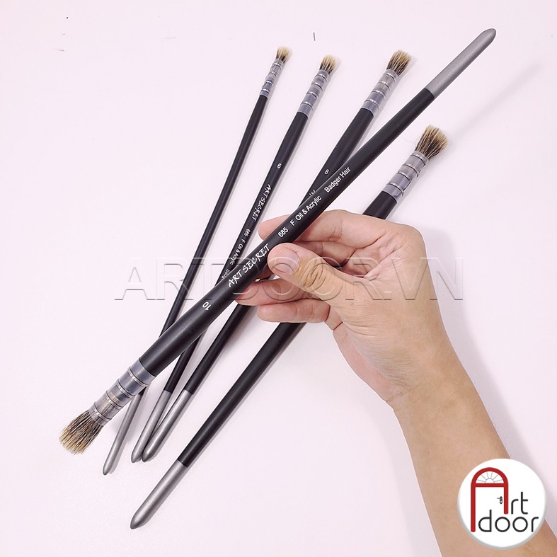 [ARTDOOR] Cọ vẽ Acrylic ART SECRET đầu Bằng lông Lửng (685F)