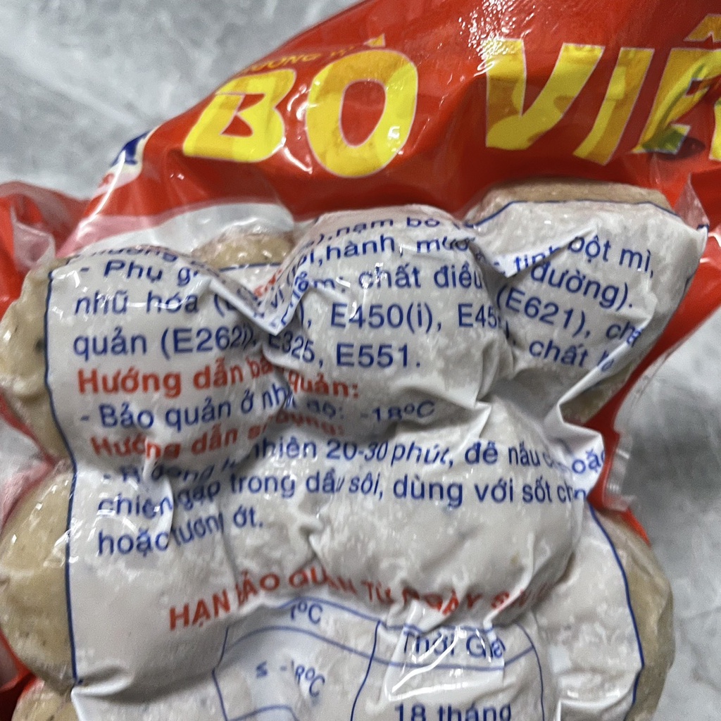 BÒ VIÊN ĐẠI-ĂN PHỞ 500G