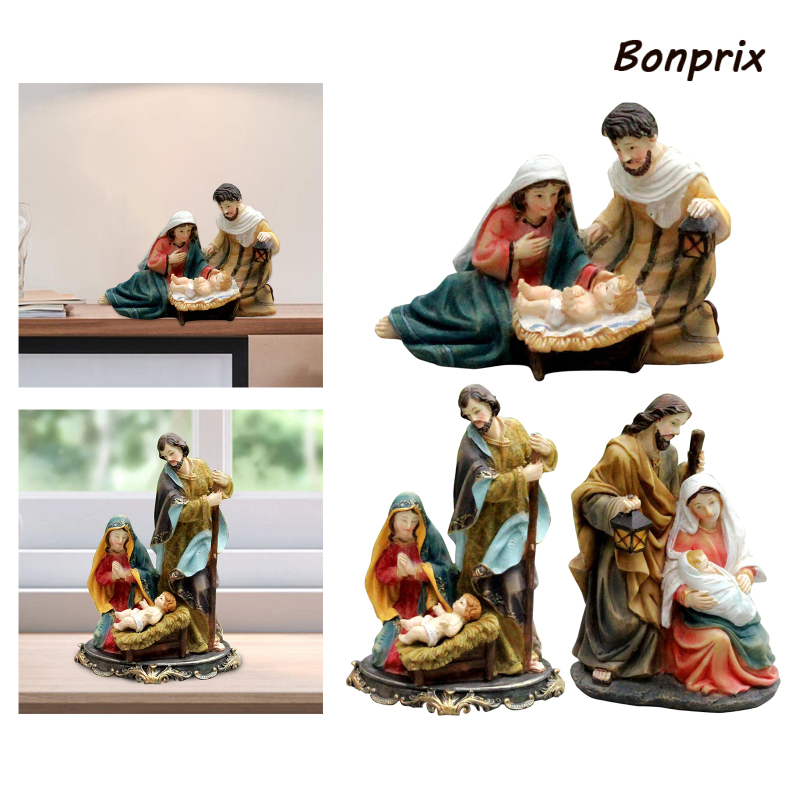 Tượng Chúa Jesus Bằng Nhựa Cây Dùng Trang Trí