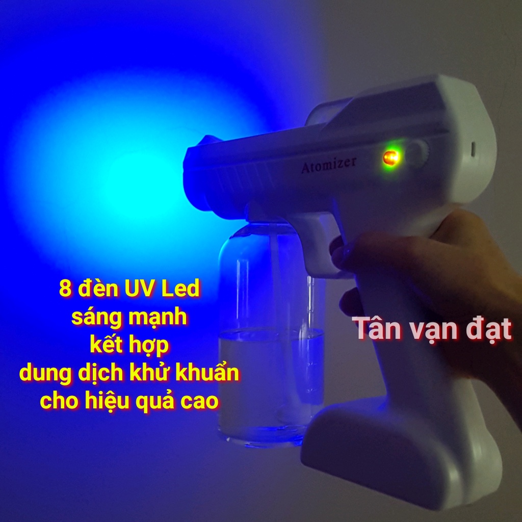 Máy phun sương Nano kết hợp 8 đèn UV Led khử trùng diệt vi khuẩn JY-01chính hãng