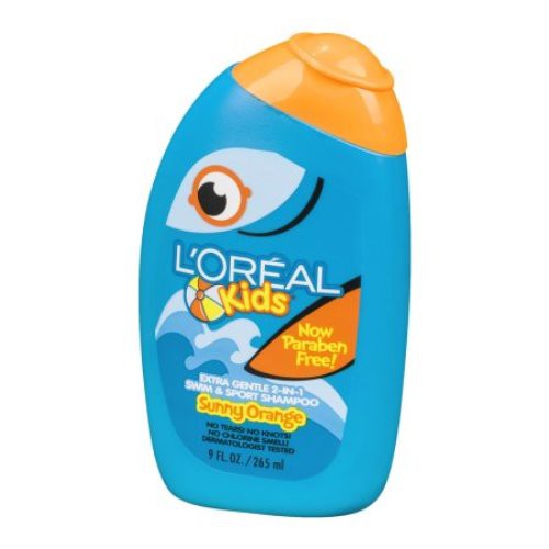 DẦU GỘI CHO BÉ ĐI BƠI CHƠI THỂ THAO TẨY CLO HỒ BƠI  Kids 2-in-1 Extra Gentle Shampoo, Splash of Sunny Orange 265ML TỪ MỸ