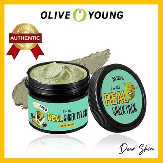Mặt Nạ Đất Sét Tươi Chiết Xuất Bạc Hà Olive Young Dreamworks I’m The Real Shrek Pack 110g