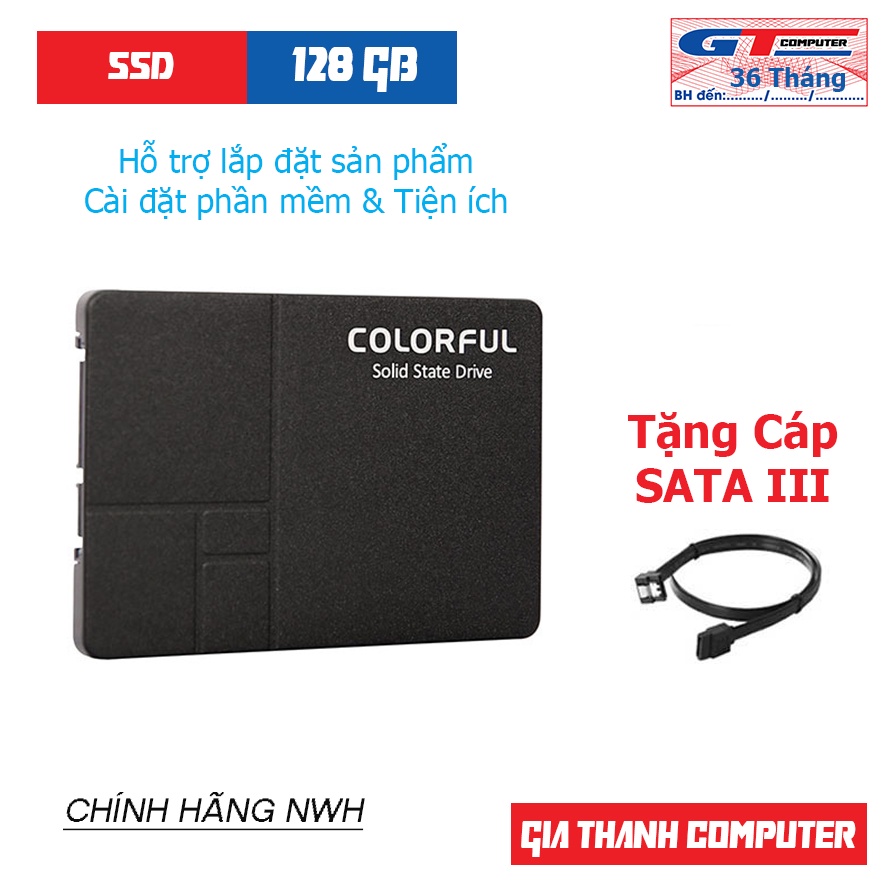 SSD 120GB Colorful SL300 Sata III 6Gb/s Tốc Độ 530/450Mbs - BH 3 Năm Chính Hãng Network Hub (NWH) | BigBuy360 - bigbuy360.vn