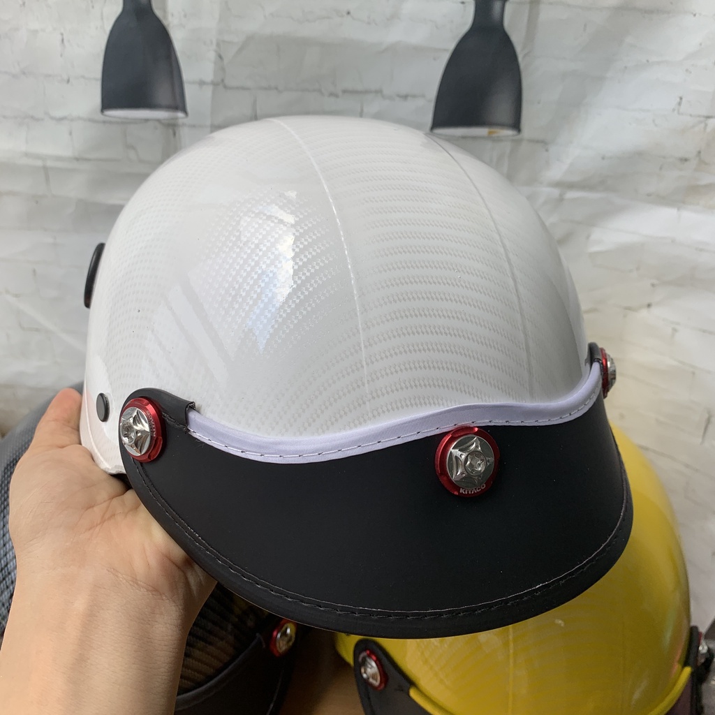 Mũ bảo hiểm nhúng cacbon có lỗ thông gió rẻ đẹp hàng chất lượng kiểu mẫu đẹp  Cao Cấpấp