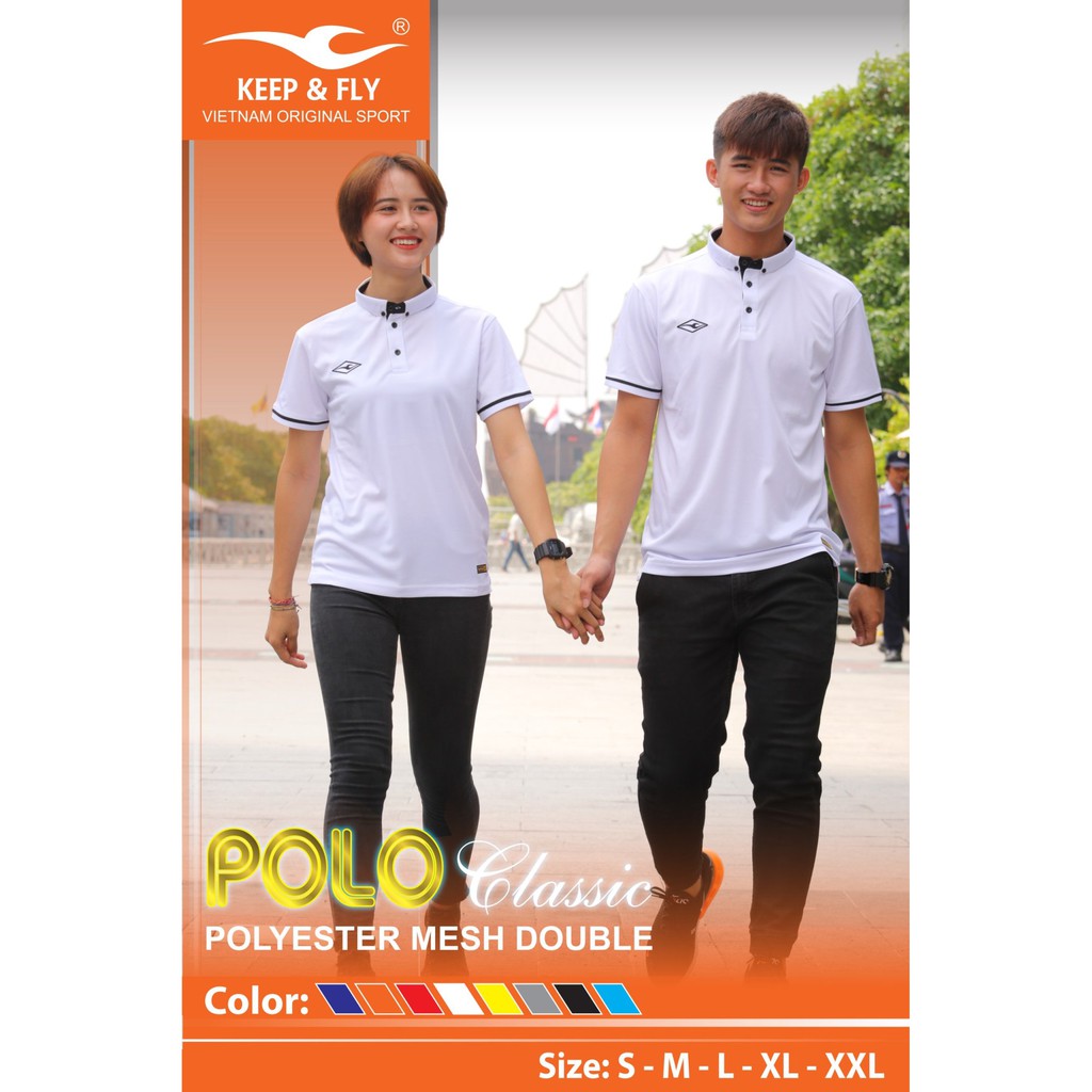 Áo Polo Classic đẹp, áo thun Polo Classic Trắng cao cấp thương hiệu Keep & Fly | BigBuy360 - bigbuy360.vn