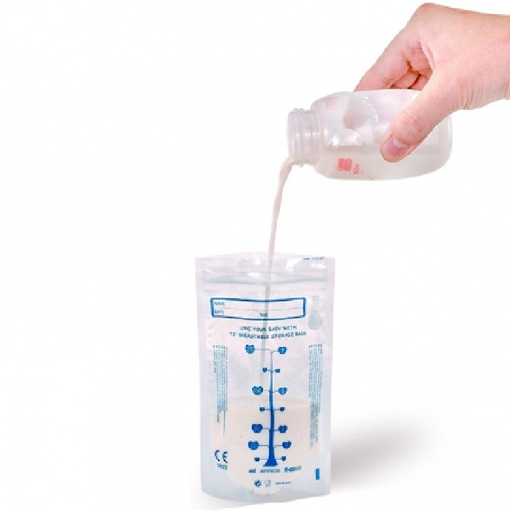 Hộp 60 Túi trữ sữa mẹ Unimom Compact không có BPA 210ml
