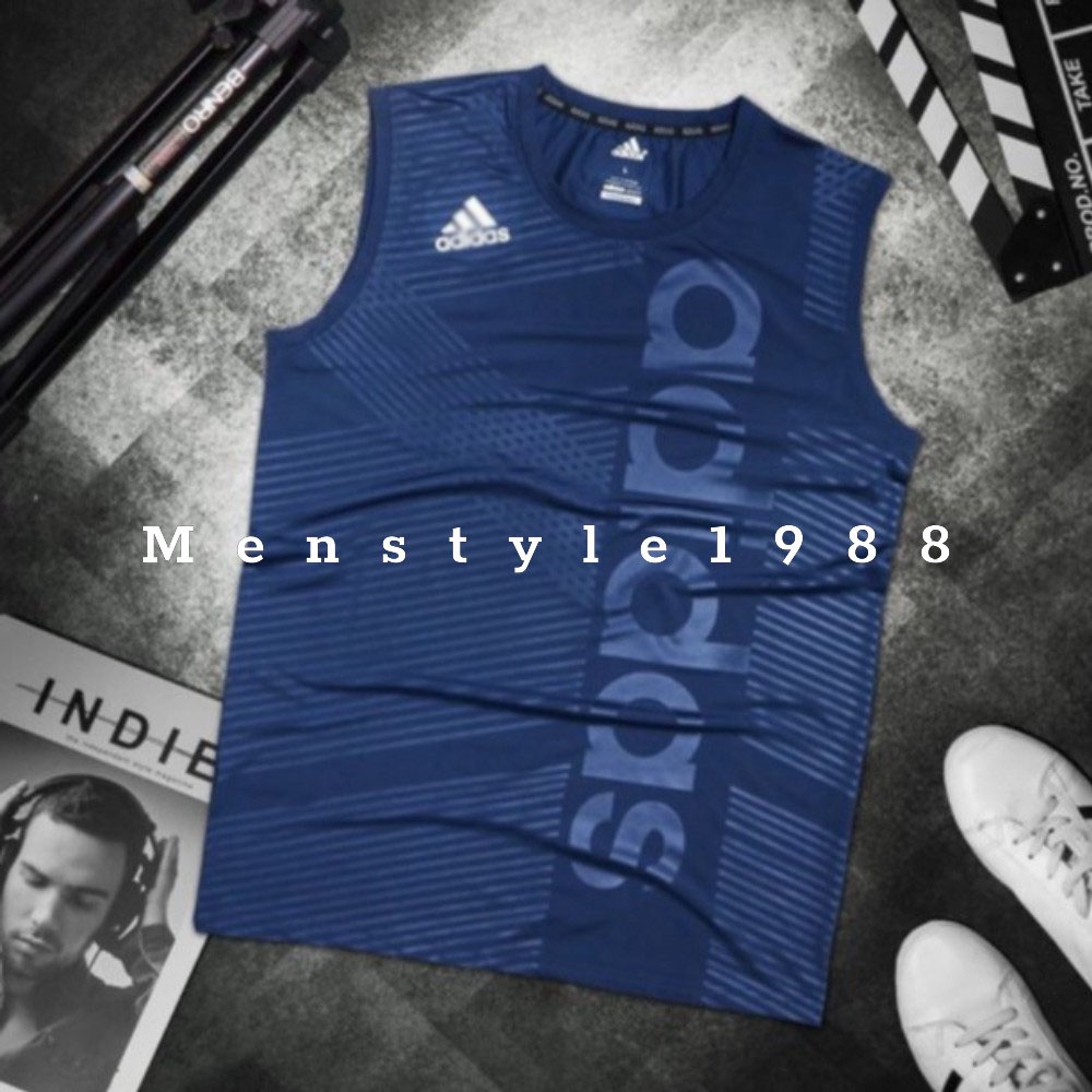 Áo ba lỗ nam thể thao Menstyle 1988 dành cho tập gym co dãn 4 chiều thoáng mát