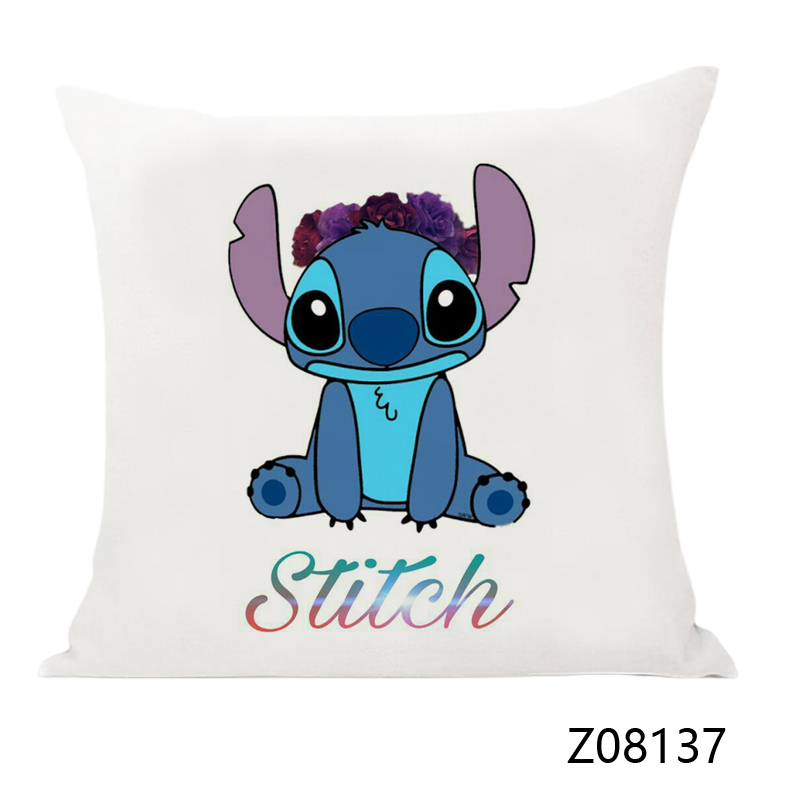 Vỏ Gối In Hình Nhân Vật Stitch Đáng Yêu