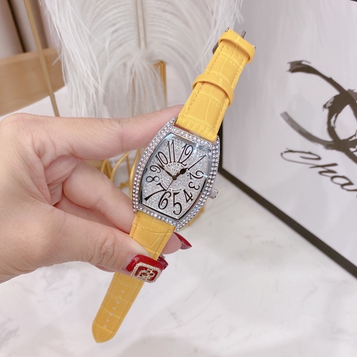 đồng hồ thời trang nữ Franck muller dây da PU thời trang hàng đẹp cao cấp chống nước bảo hành 12 tháng -DH04 | BigBuy360 - bigbuy360.vn