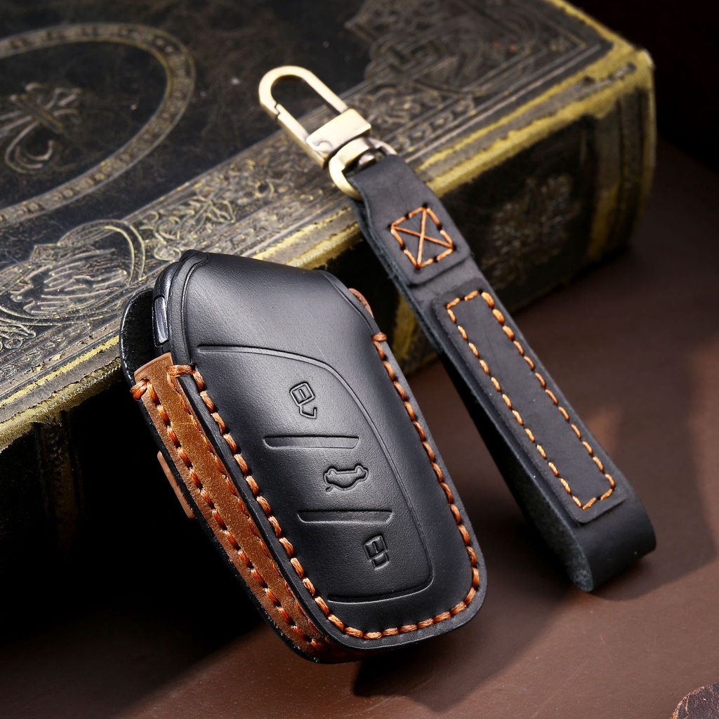 Bao da đựng chìa khóa điều khiển từ xa cho xe hơi mg zs ev mg6 ezs hs ehs 2019 2020 cho roewe rx5 i6 i5 rx3 rx8 erx5
