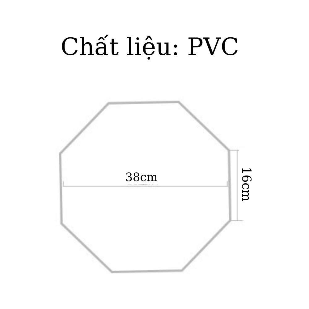 Lót bàn ăn placemat mạ vàng lục giác PVC cao cấp, lót bát đĩa chống trượt sang trọng không thấm nước
