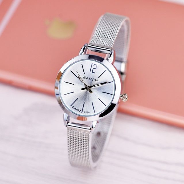 Đồng hồ nữ BARSH 5030 dây thép lụa thời trang Bán lẻ giá sỉ