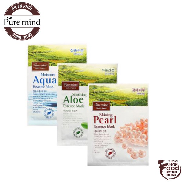 Mặt Nạ Giấy Chiết Xuất Từ Thiên Nhiên Pure Mind Essence Mask 23ml