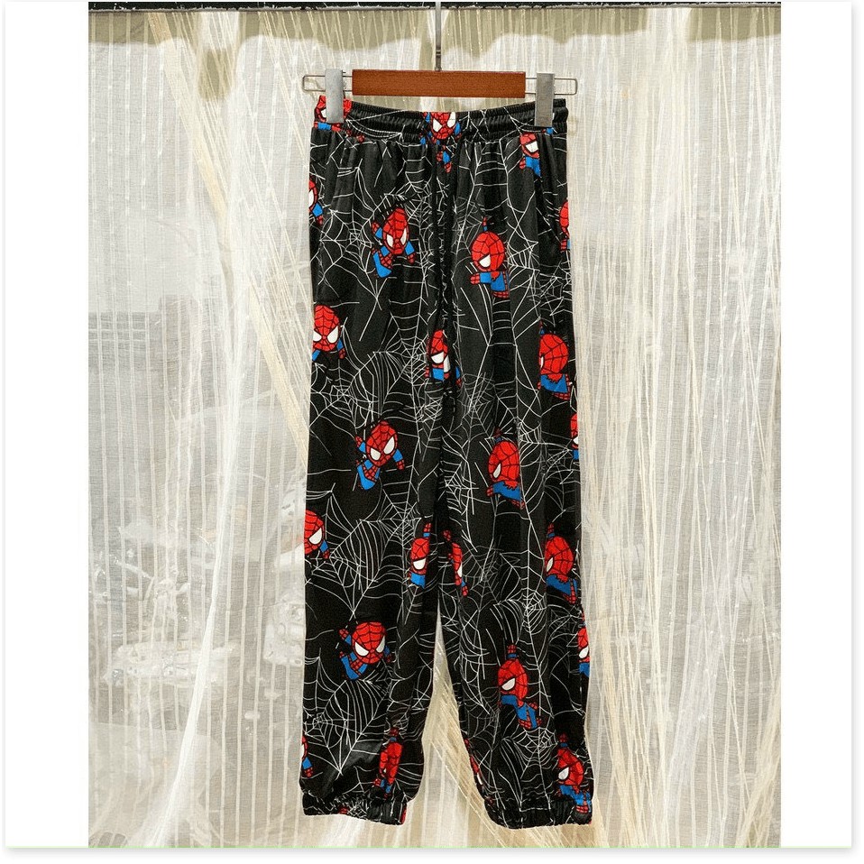 QUẦN JOGGER NỈ NAM NỮ SPIDER MAN CỰC HOT