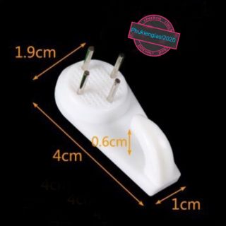 Móc treo đinh đóng tường kích thước 4*2cm