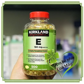 Vitamin E Mỹ 500v Kirkland 400ui hỗ trợ làm đẹp da