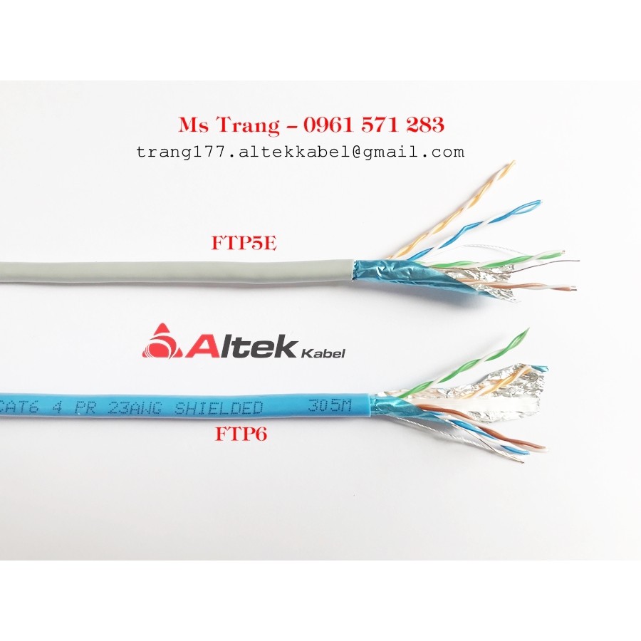 Cáp mạng Altek Kabel cat5e, cat6 chính hãng