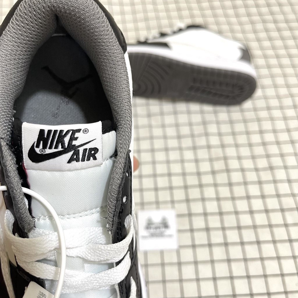 Giày Jordan travis scott trắng đen cao cấp, giày JD 1 xám trắng mới