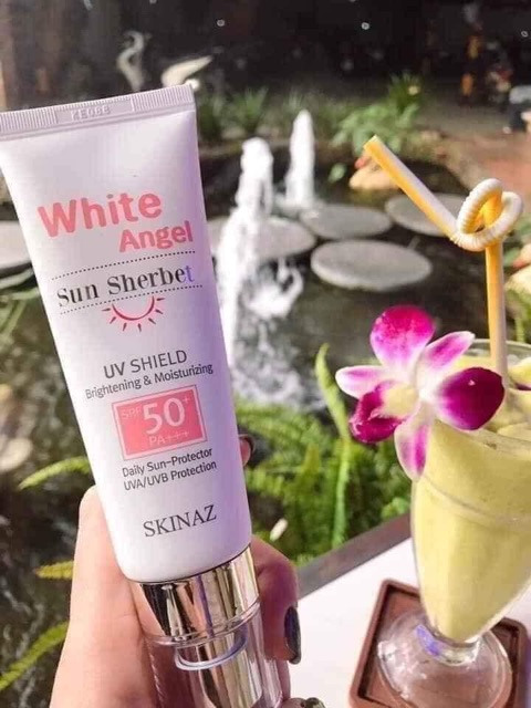 Kem chống nắng white Angel Sun Sherbet skinaz SPF 50+,PA+++