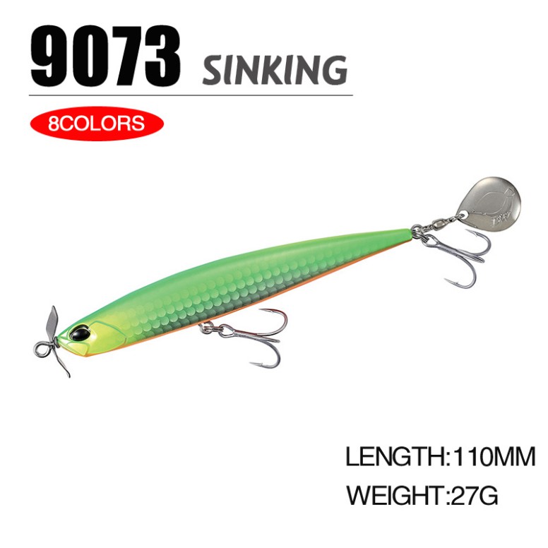 Mồi câu cá hình bút chì cho cá nước ngọt 27g / 110mm