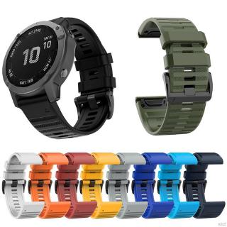 Dây đồng hồ 26mm 22mm bằng silicon cho Garmin Fenix 6X /fenix5X/fenix3 HR/D2