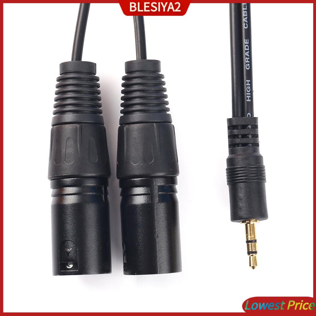 Cáp Chia Âm Thanh 3.5 mm 1 / 8 &quot;Sang XLR Kép Chuyên Dụng