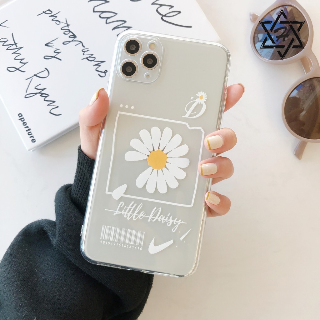Ốp Điện Thoại Trong Suốt Chống Rơi Họa Tiết Hoa Cúc Cho Iphone 11 Pro Max Xs Max Xr | BigBuy360 - bigbuy360.vn