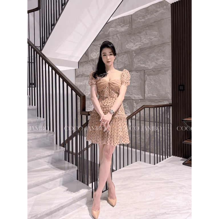 ĐẦM NỮ DỰ TIỆC LƯỚI BI TÙNG TẦNG CỰC XINH HOTTREND