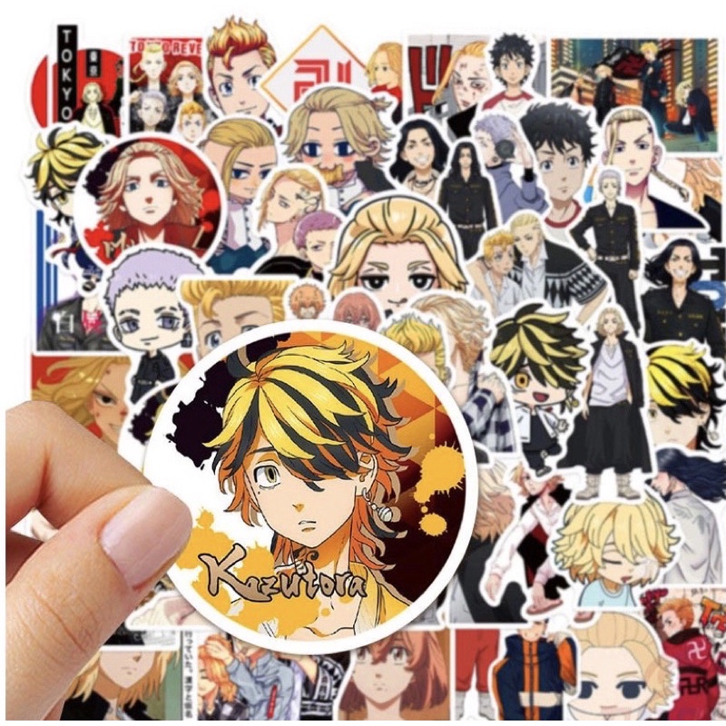 hình dán tokyo revengers 30-60 cái ép lụa chống xước chống nước / Sticker anime tokyo revengers