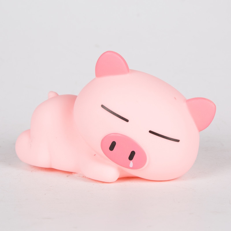 con vật trang trí bánh [FREESHIP] cặp heo xanh hồng