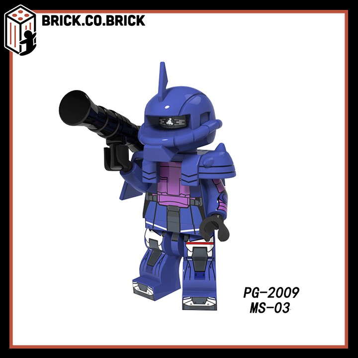 Non Lego Mobile Suit Gundam Đồ Chơi Lắp Ráp Minifigure Mô Hình Zaku Warrior PG8135