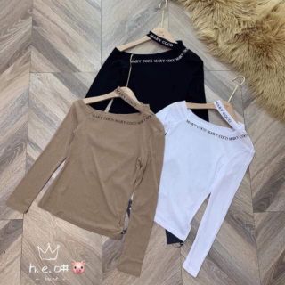 Áo thun giấy cổ choker