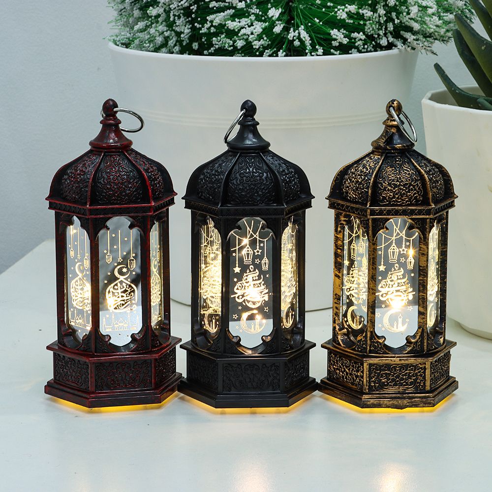 Đèn treo trang trí phong cách ramadan Hồi giáo nhiều màu sắc