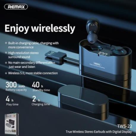 Tai Bluetooth Remax TWS-22 Chính Hãng | BigBuy360 - bigbuy360.vn