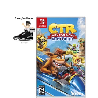 CTR Crash Team Racing Nitro trò chơi điện tử Nintendo Switch đua xe cáo 2nd đã sử dụng còn mới