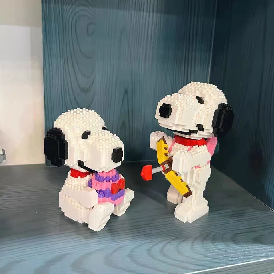 Đồ Chơi Lắp Ráp Nhân Vật Hoạt Hình Snoopy 3D