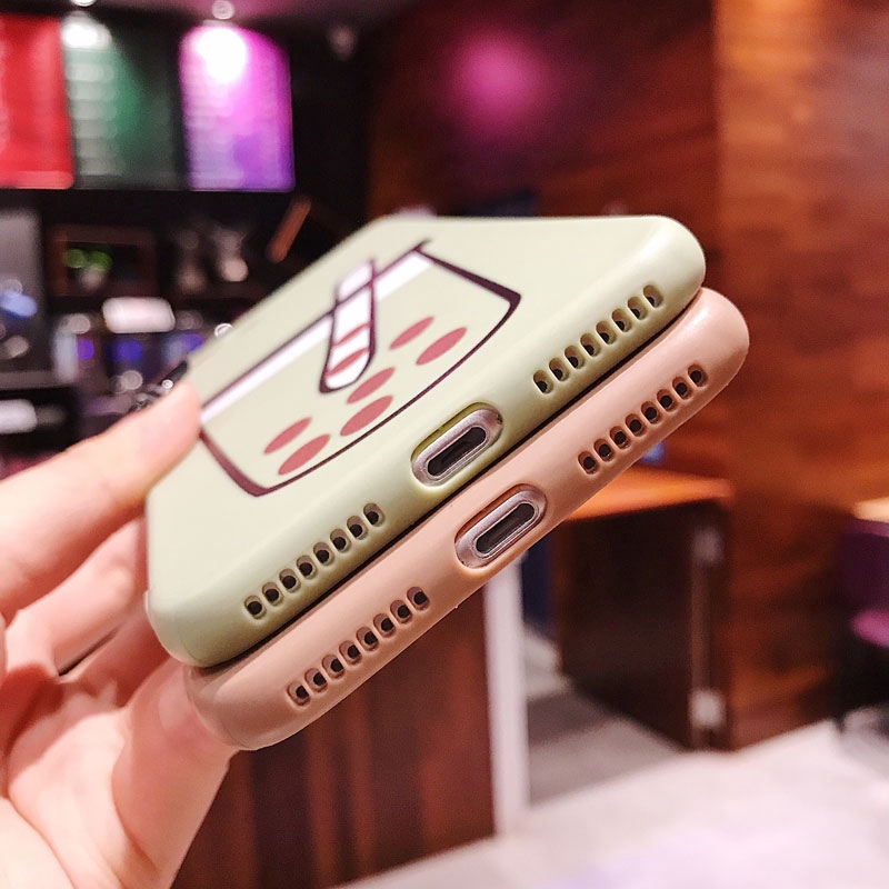 Ốp điện thoại bằng TPU dẻo in hình cốc trà sữa cho iPhone 6/6s 6plus/6splus 7/8 7plus/8plus X/XS XR XsMax | BigBuy360 - bigbuy360.vn