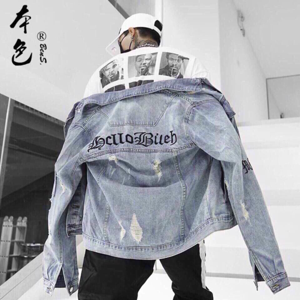 ÁO KHOÁC JEAN NAM NỮ STYLE ĐÔNG DU ĐỘC ĐÁO PA01- MUA NGAY