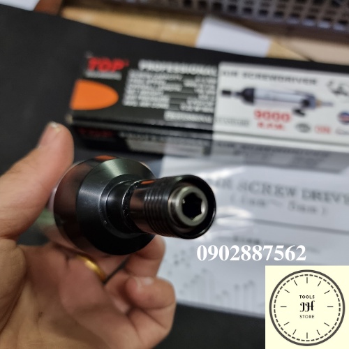Máy Mở Vít Bằng Hơi Thẳng TOP trắng hàng chính hãng