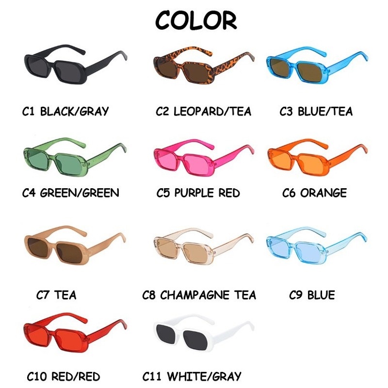 Kính mắt gọng nhỏ phong cách hiphop cổ điển sành điệu dành cho nam và nữ