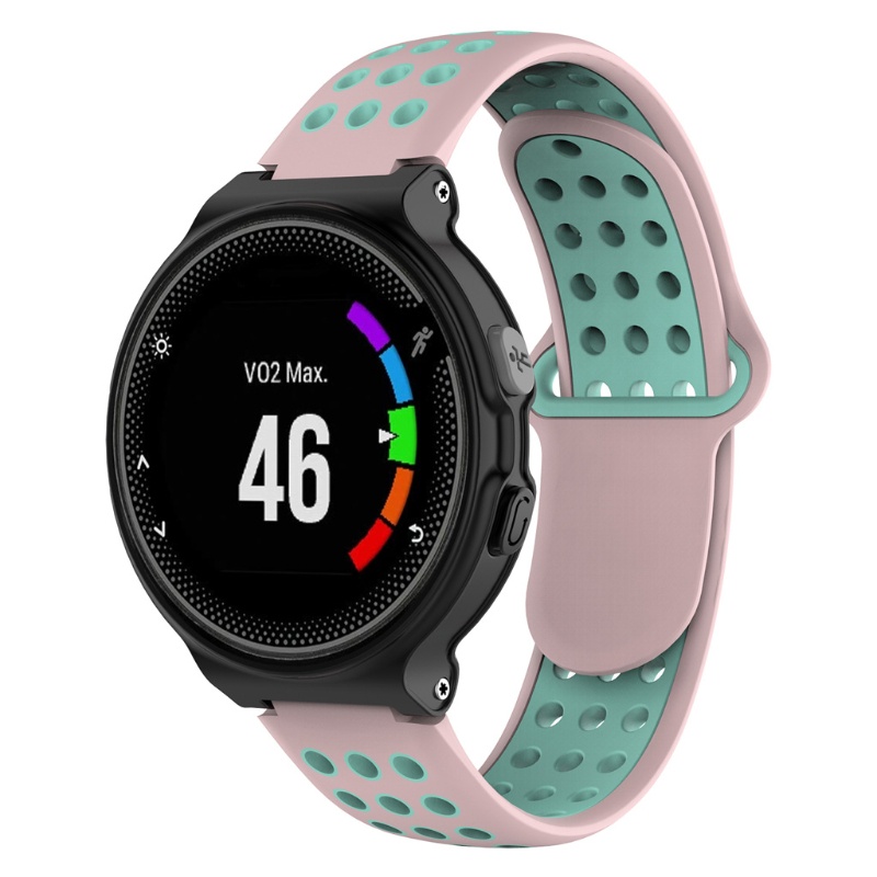Dây đeo silicon cho đồng hồ thông minh garmin forerunner 220 230 235 630 620 735 s20 s5 s6 kèm dụng cụ