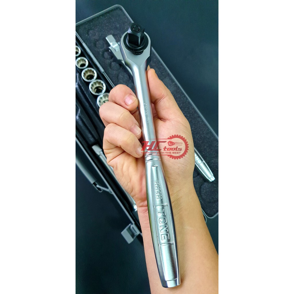 Bộ khẩu có hộp đựng 18 chi tiết TONE - Made in Japan