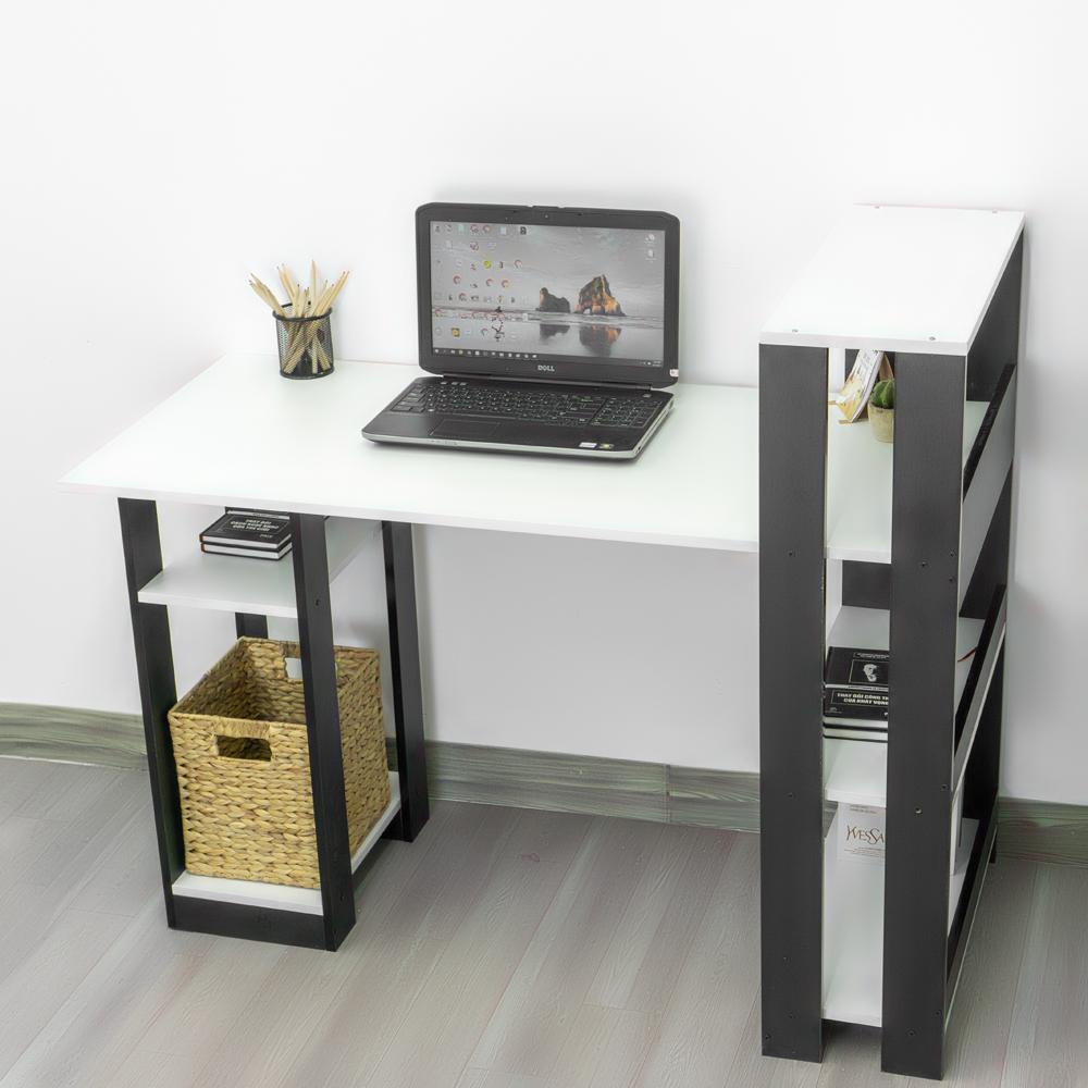 Bàn làm việc liền giá sách gỗ đa năng Tâm House B160 (120*55*75)
