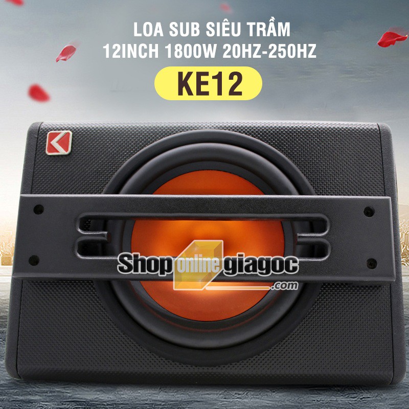 Loa Sub Hơi Siêu Trầm 12 Inch 1800W 20HZ-250HZ KE12