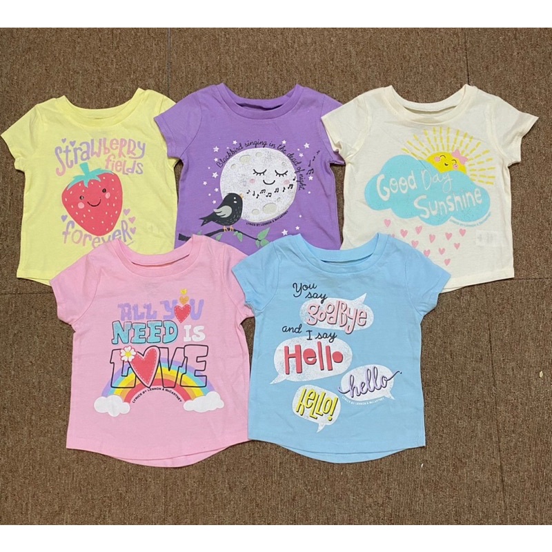 Áo thun bé gái hàng xuất khẩu cotton size 12-60 ký size đại