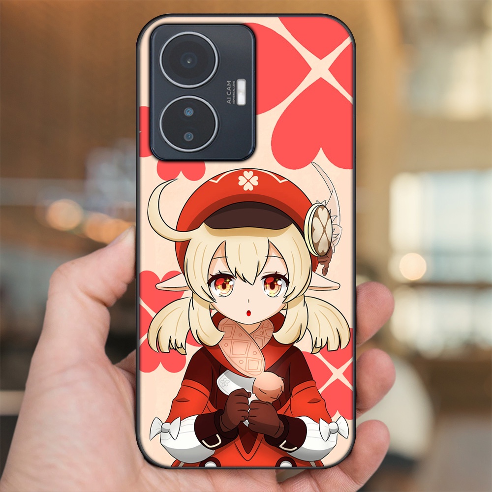 Ốp lưng Vivo Y55 2022 viền đen in hình Klee Genshin Impact