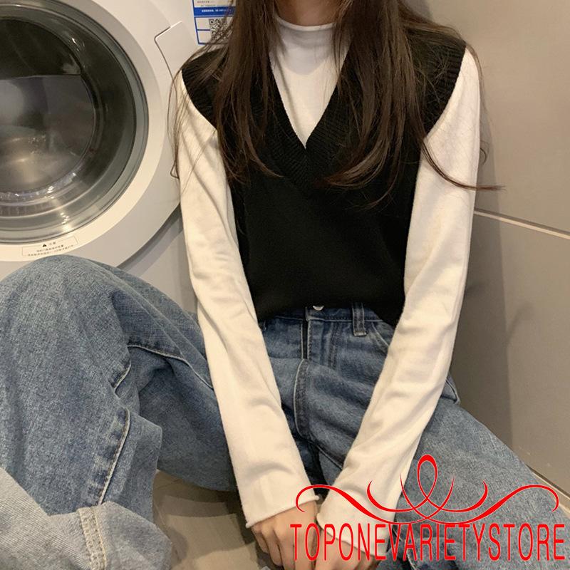 Áo Gile Không Tay Cổ Chữ V Đơn Giản Thời Trang Thu Hút Cho Phái Nữ | BigBuy360 - bigbuy360.vn