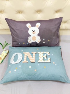 Cặp vỏ gối cotton size 48x74  (50x70)